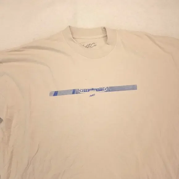 Hunt And Company Supra Casual Crew Neck Graphic T Shirt Mens Size 2XL Gray - Picture 1 of 9